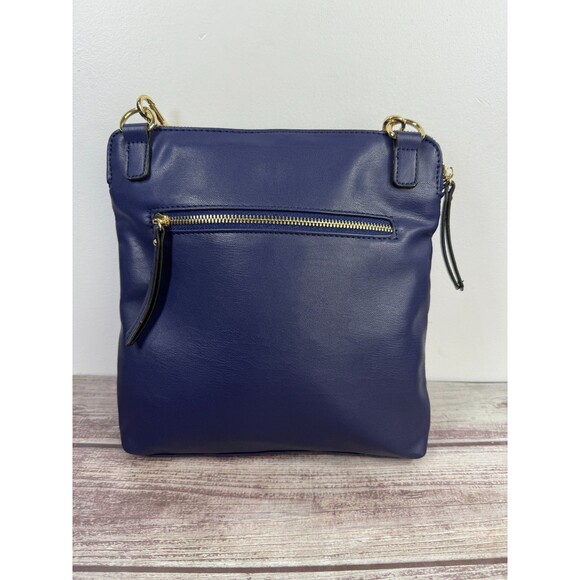 NWOT Litt Crossbody By PurseN Bag with Interior LED Light Navy Blue handbag - Picture 2 of 16